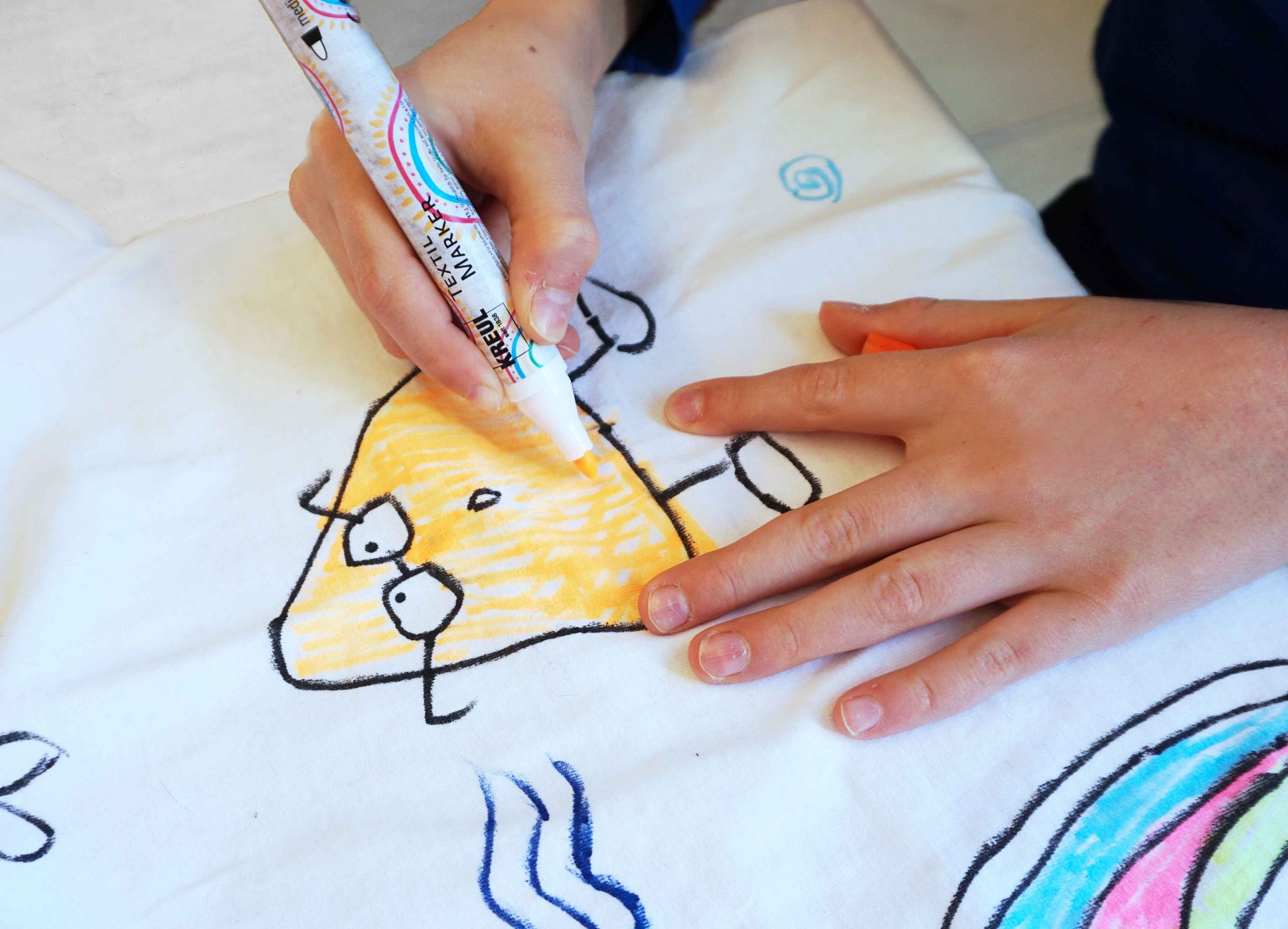 KREUL Textil Marker Kinder Malen Stoff Tshirt Tasche 