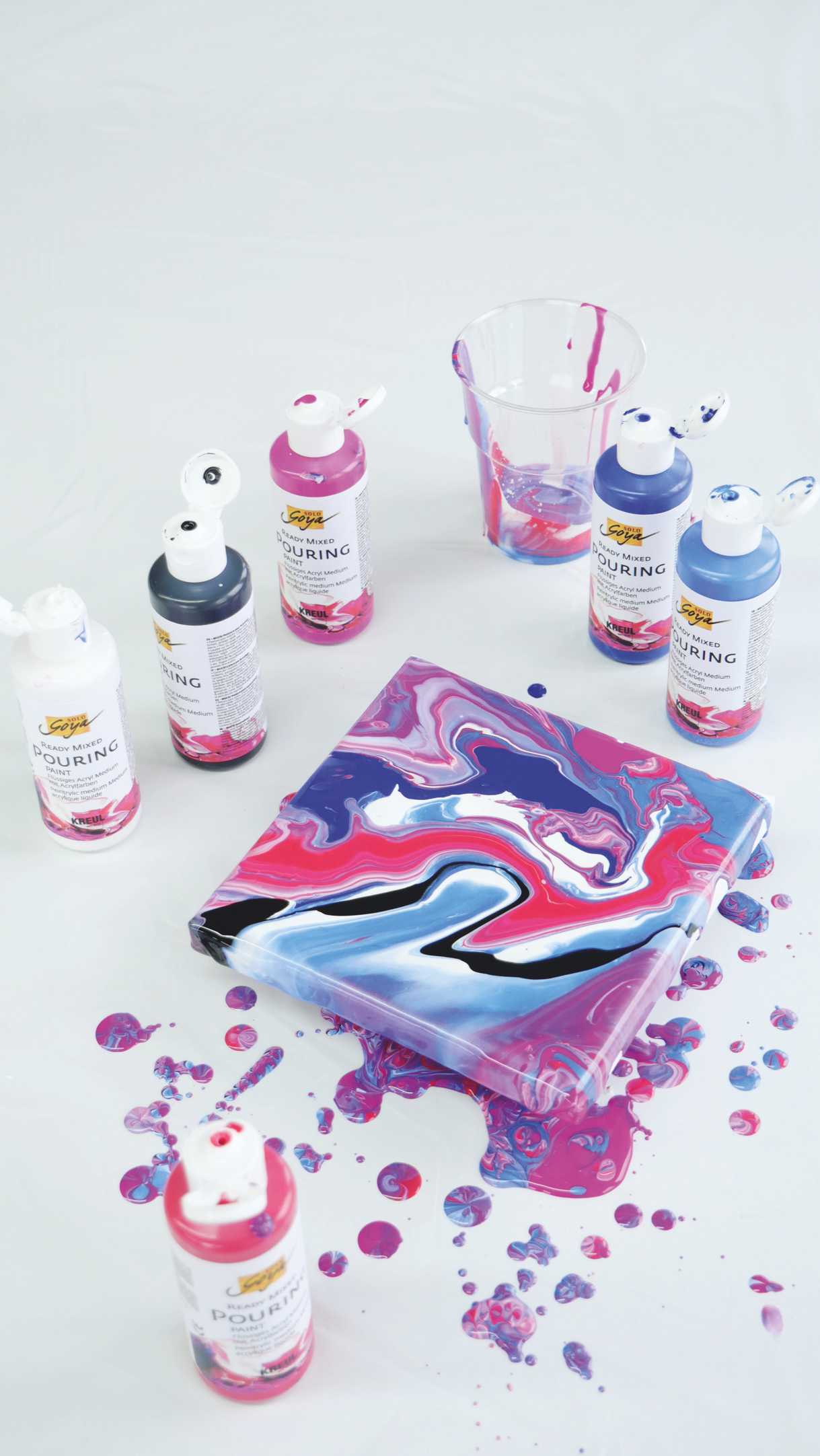 Acrylic Pouring Farben Set Kunst KREUL