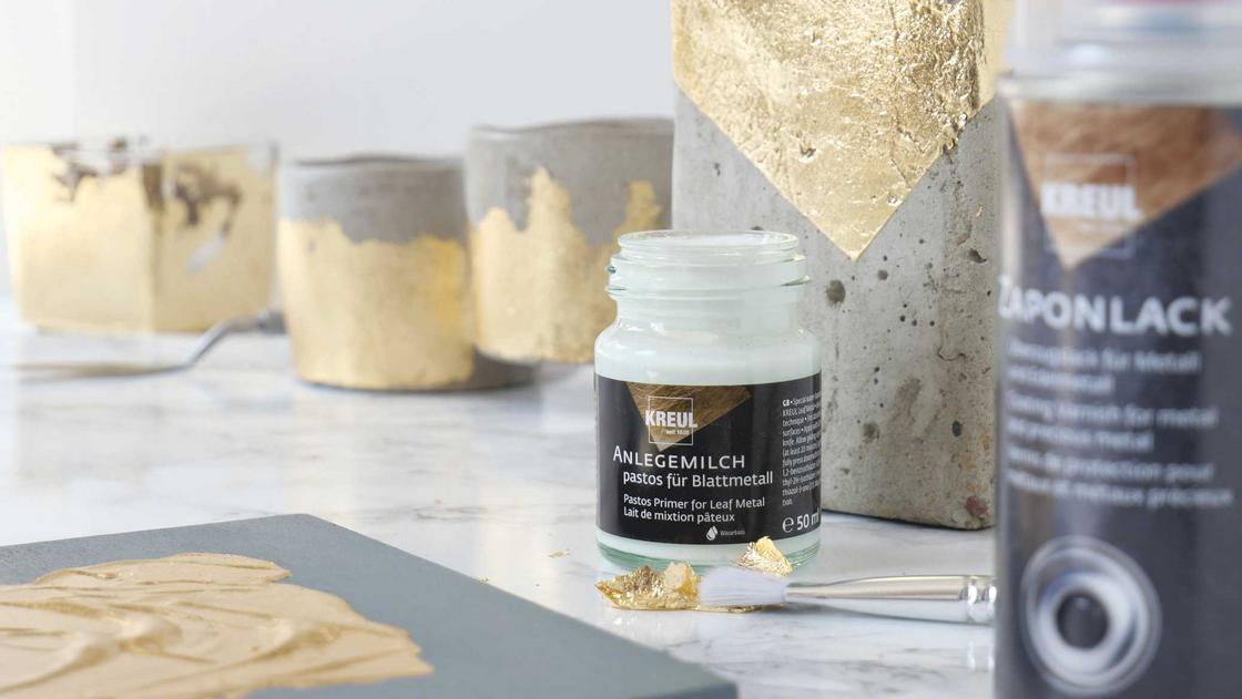 KREUL Anlegemilch pastos vergolden Blattgold Kleber