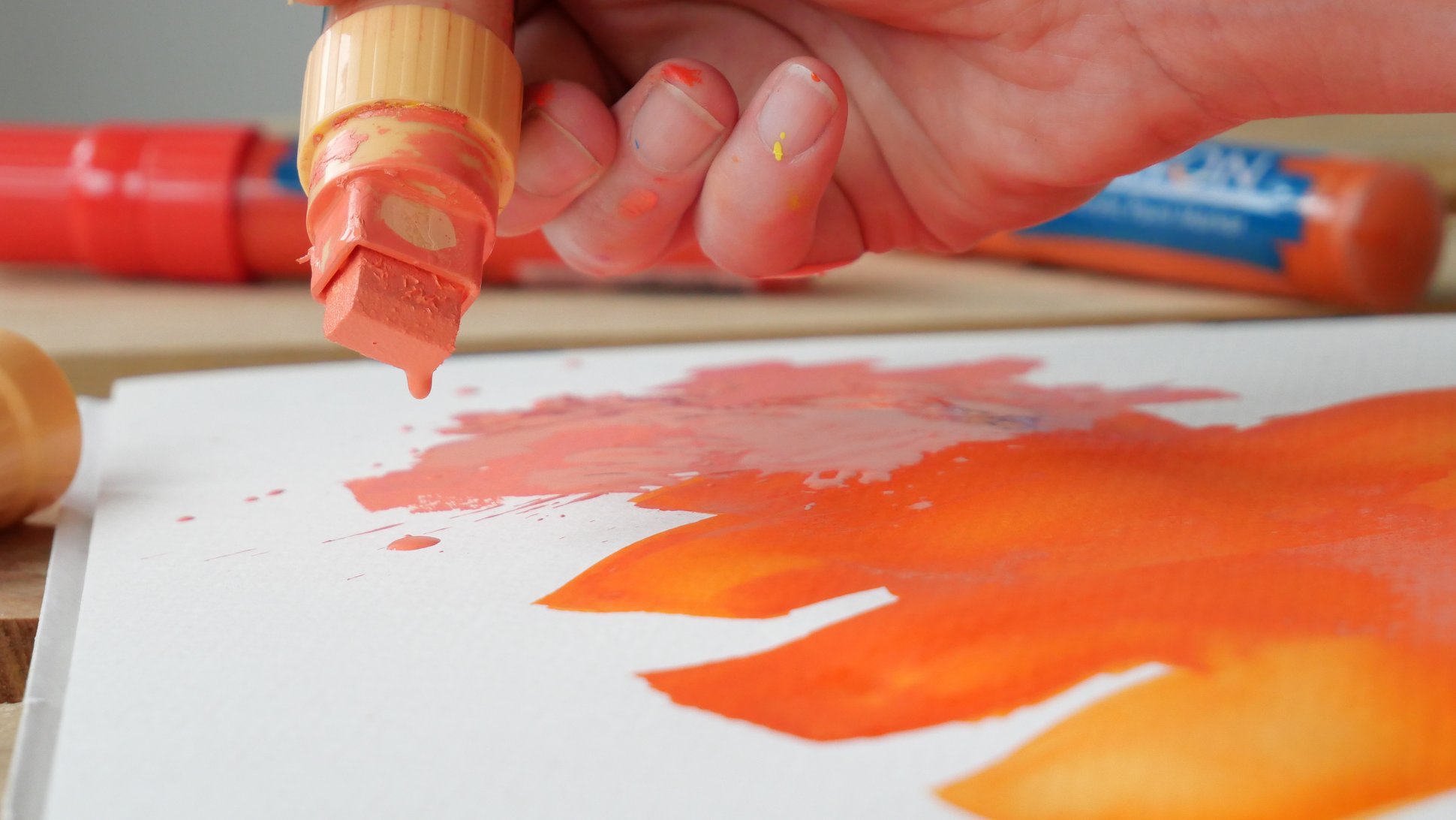 Flüssige Acrylfarbe im Marker SOLO GOYA KREUL Acrylstift flüssige Farbe