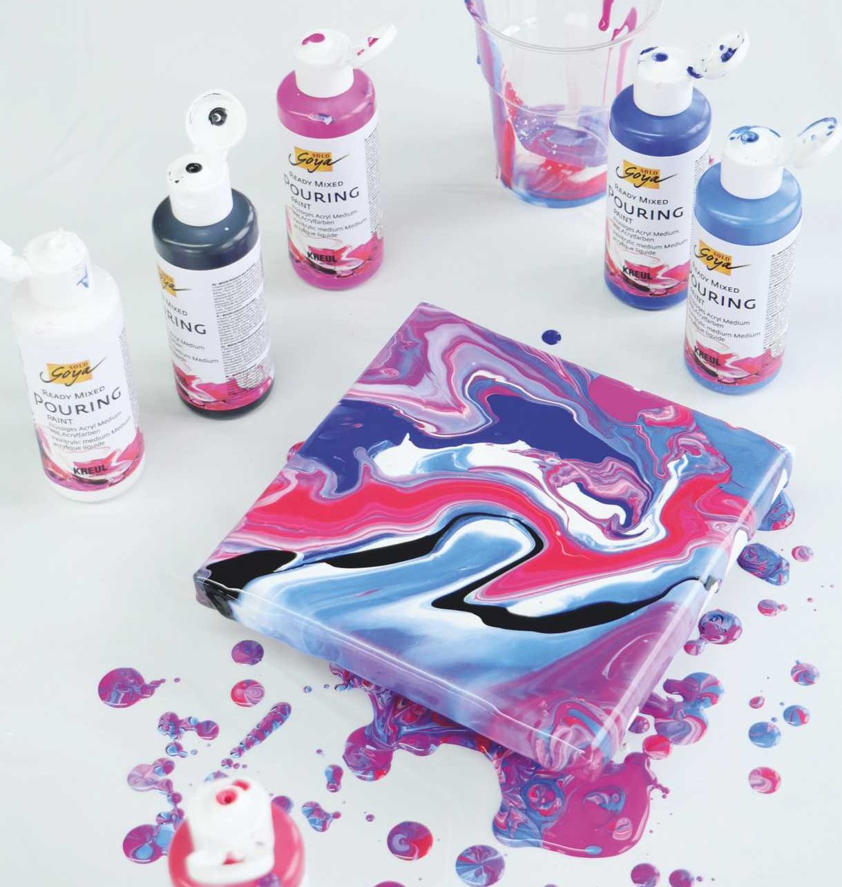 Acrylic Pouring Farben Set Kunst KREUL