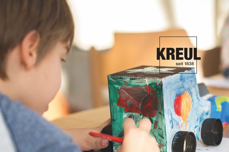 Kinder Farbe Basteln MUCKI deckend matt schnell trocknend kreativsein