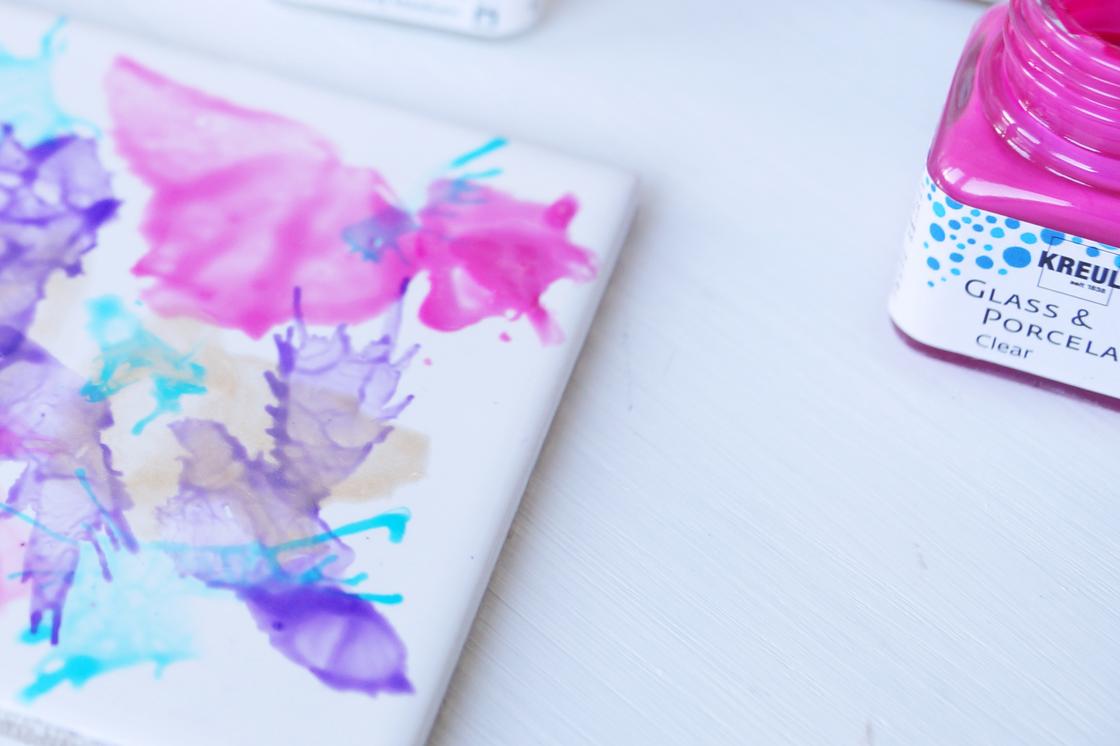 Ich liebe Aquarell-Effekte. Geht das auch mit Euren Glas- und Porzellanmalfarben?