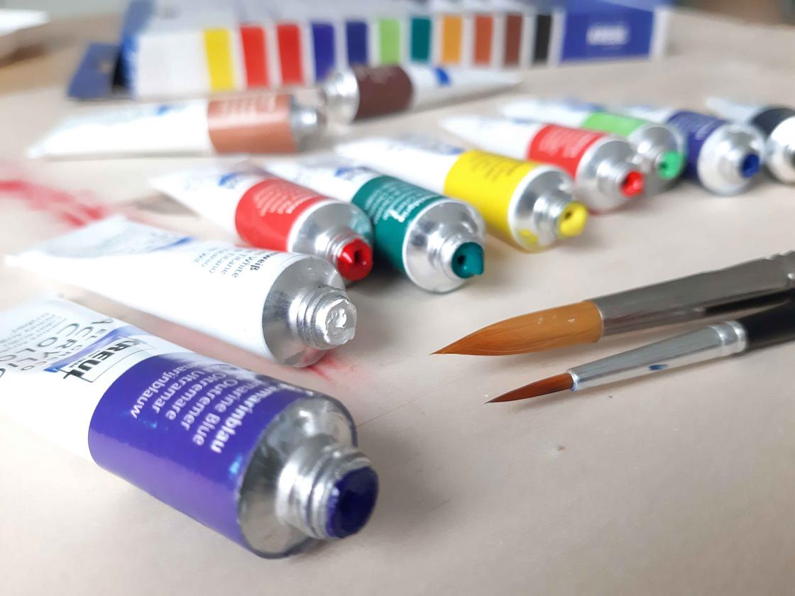 KREUL Acrylfarben Anfänger Set Malen Tuben
