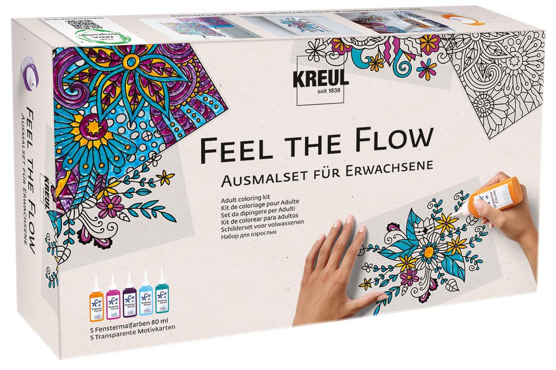 KREUL Feel The Flow – das Ausmalset für Erwachsene (Nr. 22700 )