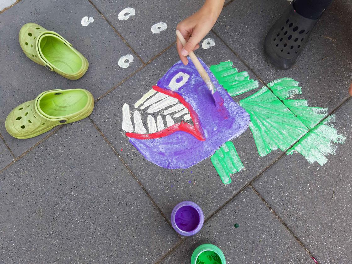 KREUL Straßenmalkreide flüssig Kinder Farbe malen outdoor 