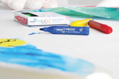 MUCKI Papier Pfiffikus Kinderstift Malen Aquarell