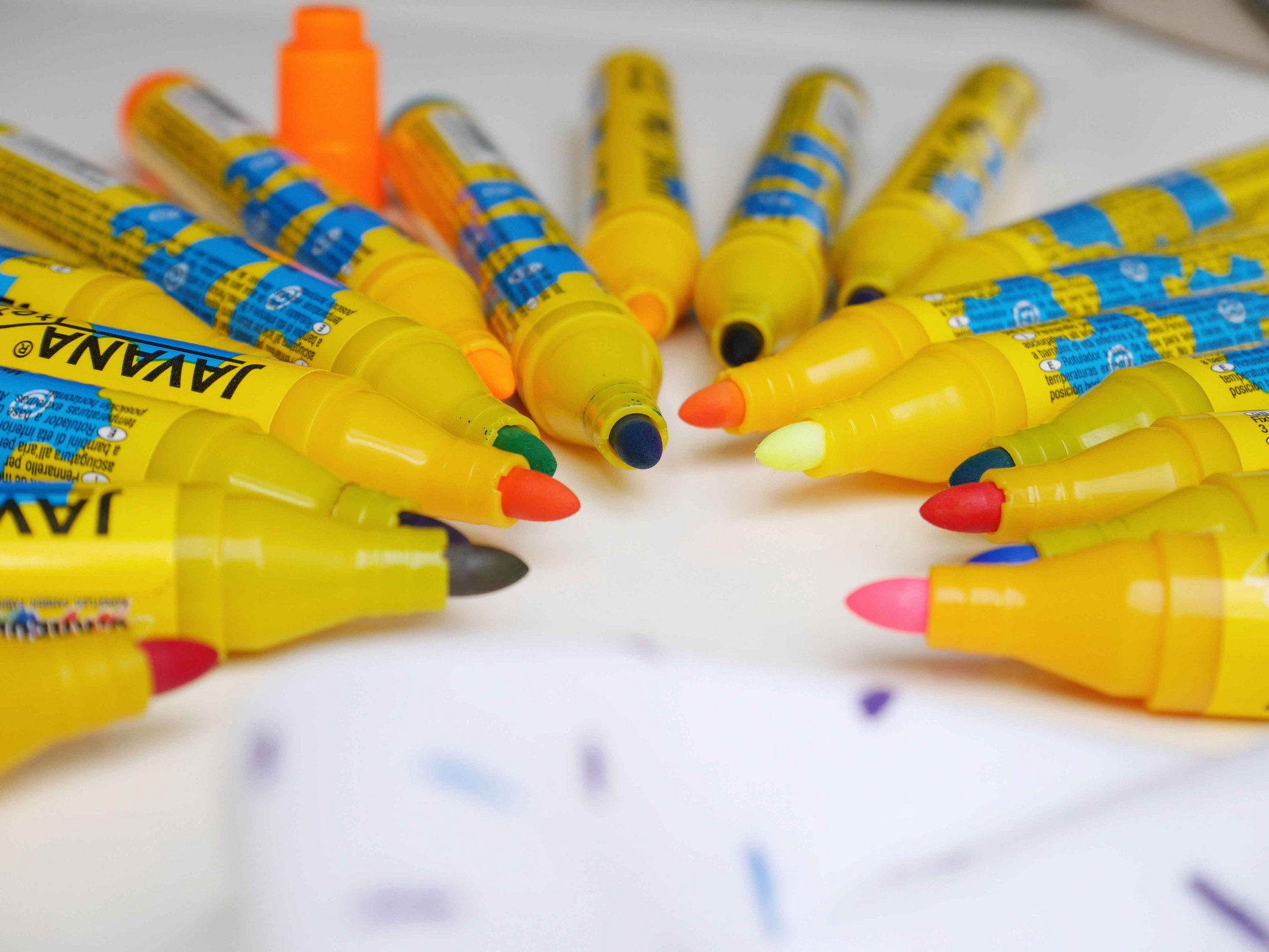 KREUL Javana texi maex Sunny Stoff Stift Kinder Kreative Farben KREUL Textil Marker Maske Gesicht Mund Nase bemalen