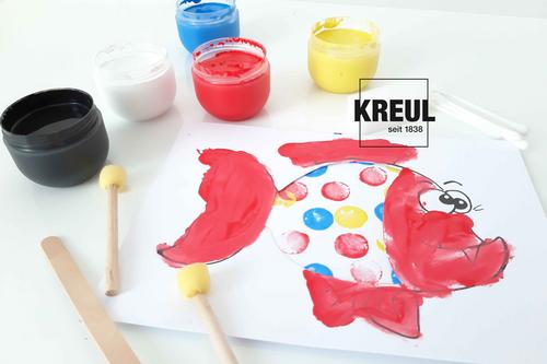 MUCKI Fingerfarben Farben Kiste Vorschule kreativ gestalten