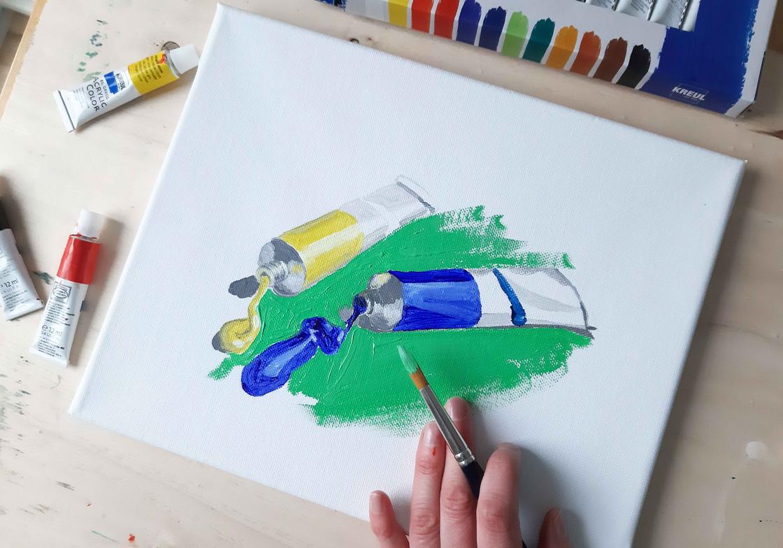 KREUL Acrylfarben Grundfarben Set