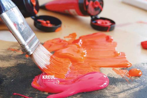 Farbe des Monats KREUL Acrylfarbe Orange