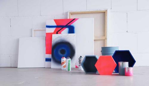 Deko und Kunstwerke mit KREUL Farbsprays Acrylfarbe