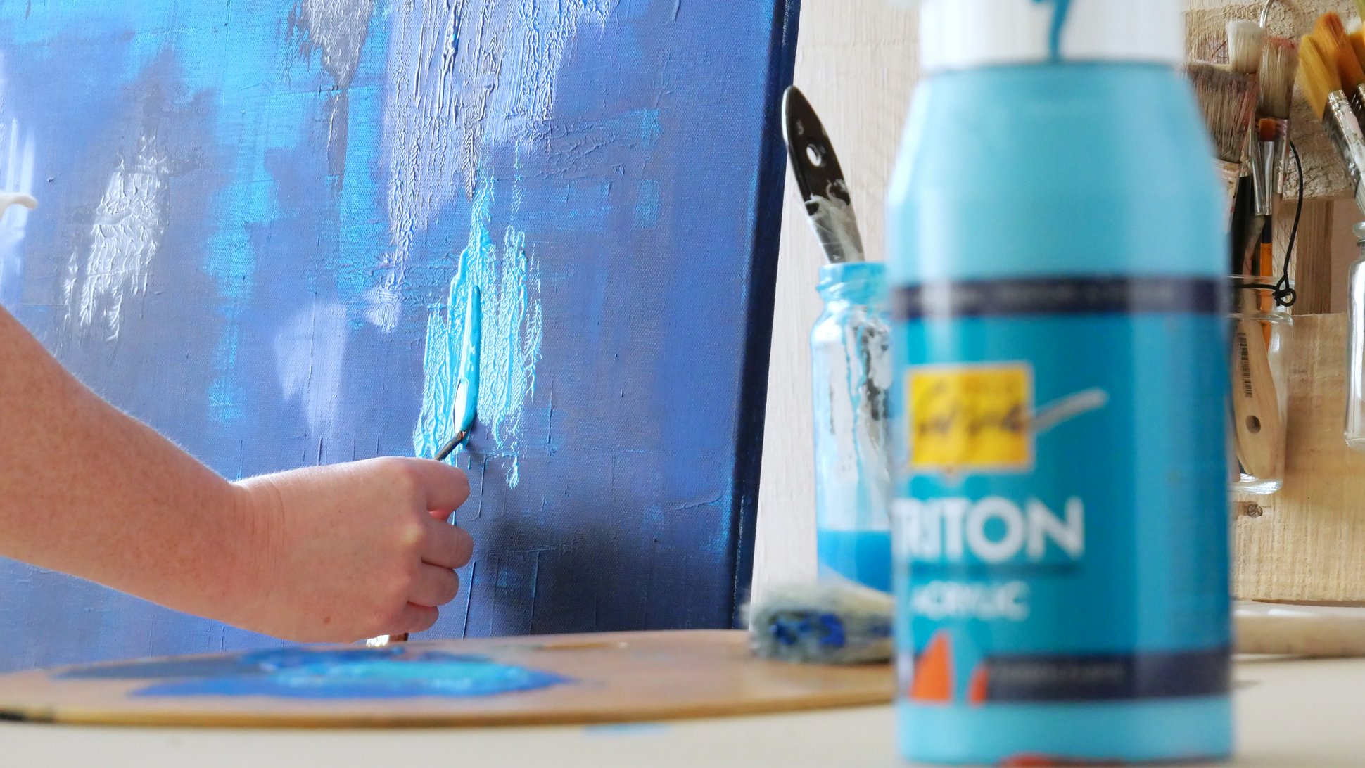 Marqueur acrylique Triton - Bleu outremer KREUL Solo Goya