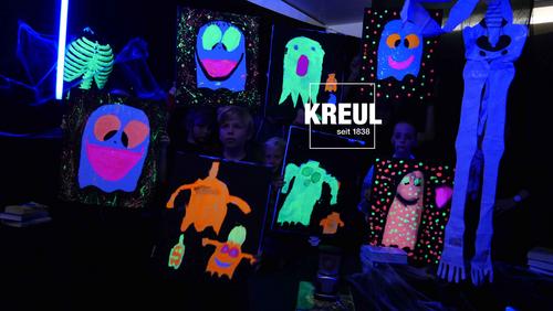 KREUL Halloween Deko Triton fluoreszierend