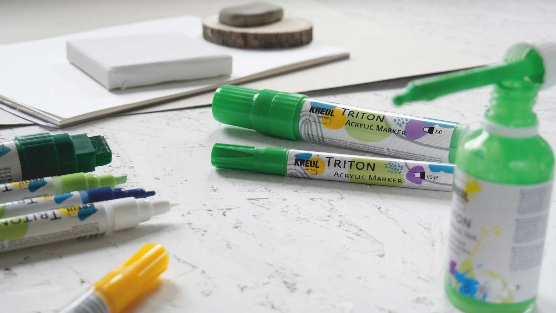 KREUL Triton Marker Ink Acrylfarbe System kompatibel refill sustainable nachhaltig