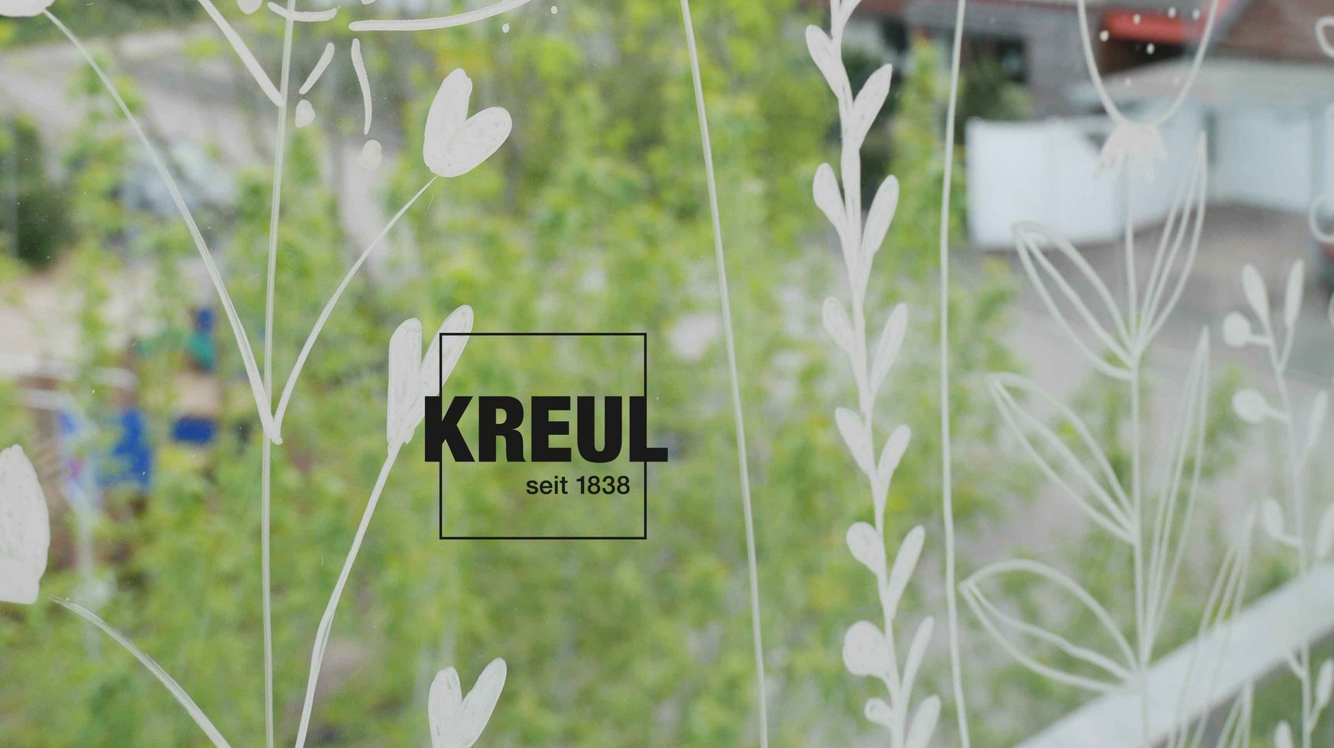 KREUL Chalky Kreidemarker Fenster gestalten DIY KREUL Kreidestift Malen Zeichnen Illustration Fenster Deko