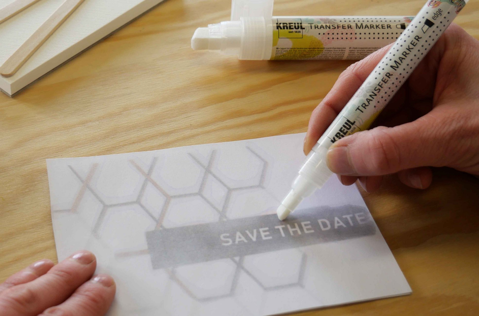 KREUL Transfer Marker Tutorial KREUL Transfer Marker Tipp Anwendung
