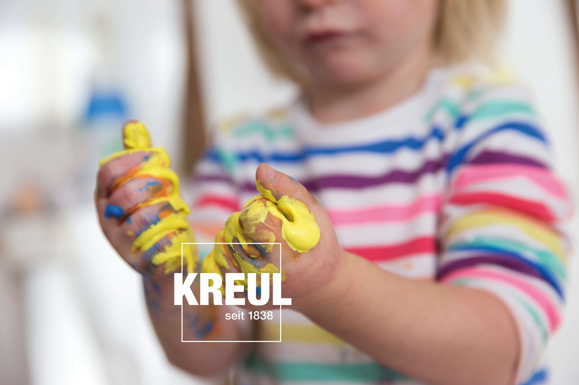 MUCKI KREUL Finger Farbe Kleinkinder Kindergarten malen