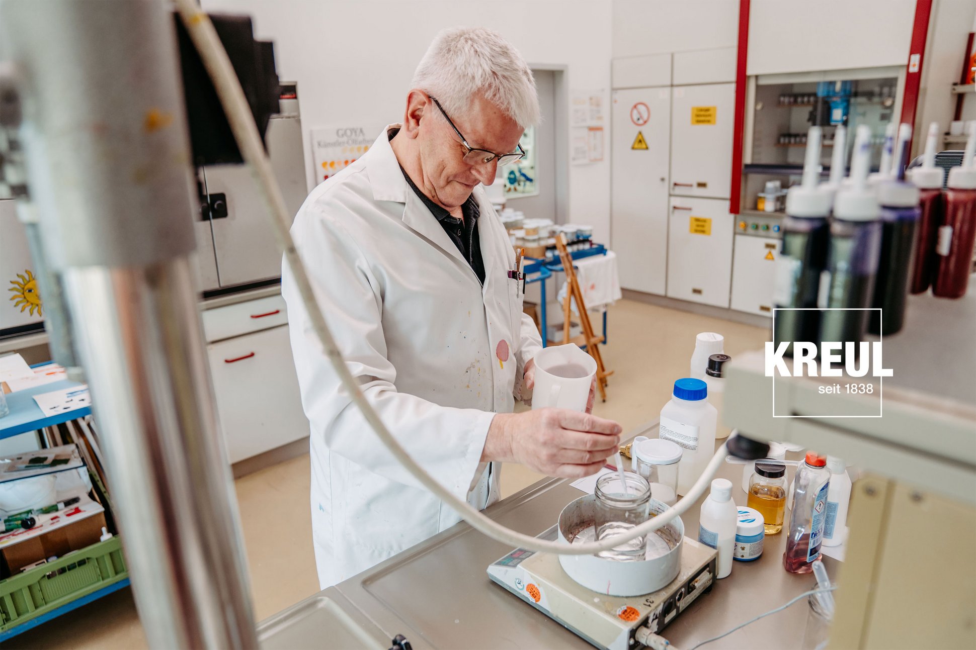 Farben Entwicklung im KREUL Labor