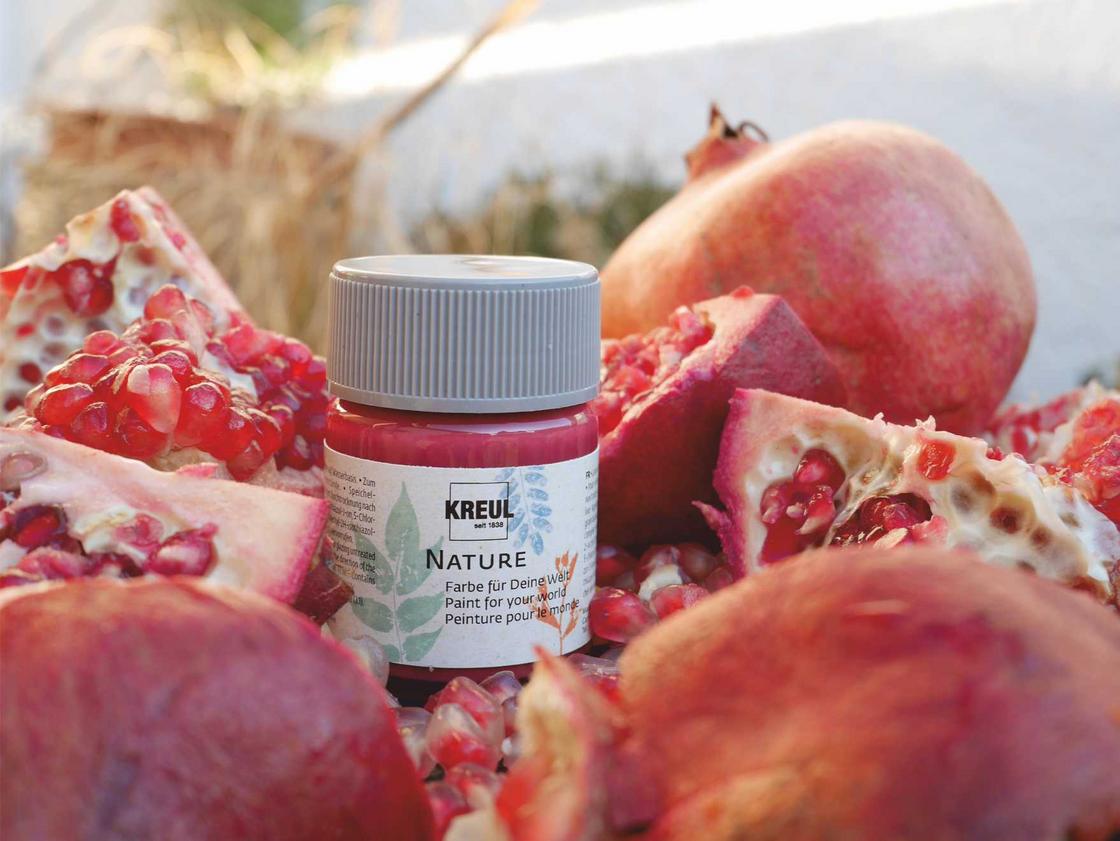 KREUL Nature Granatapfel Rot nachhaltig DIY Farbe