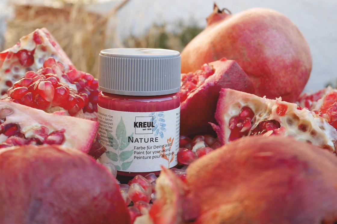KREUL Nature Granatapfel Rot nachhaltig DIY Farbe