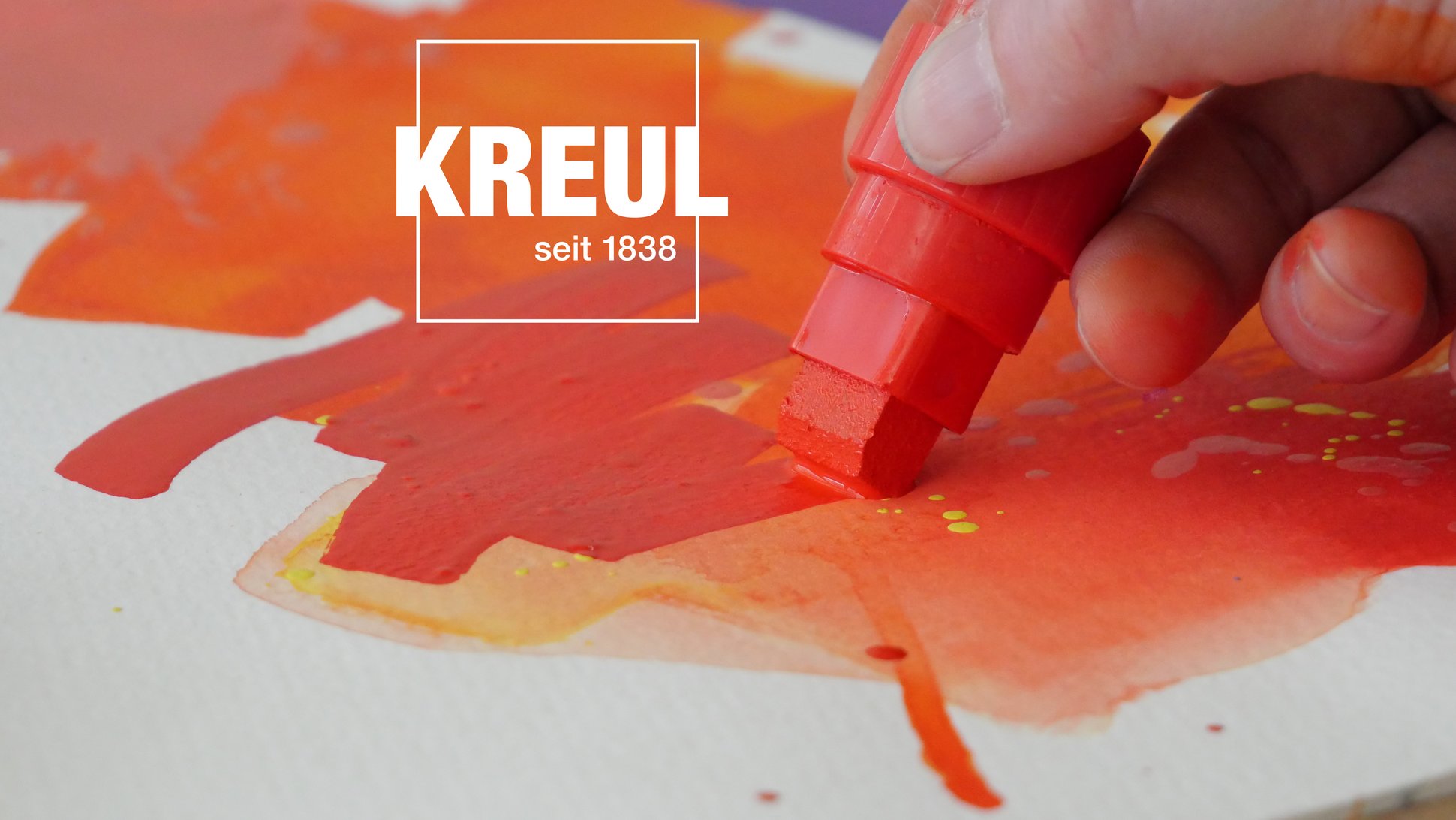Breiter Strich SOLO Goya Acrylic Paint Marker KREUL Acrylstift Pen breiter Strich