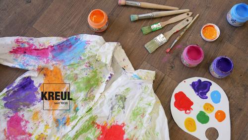 MUCKI Stoff Fingerfarbe Karneval Kostüm selber machen