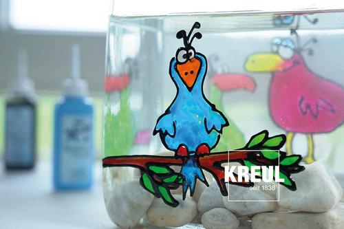 KREUL Window Color Vögel Bilder am Fenster