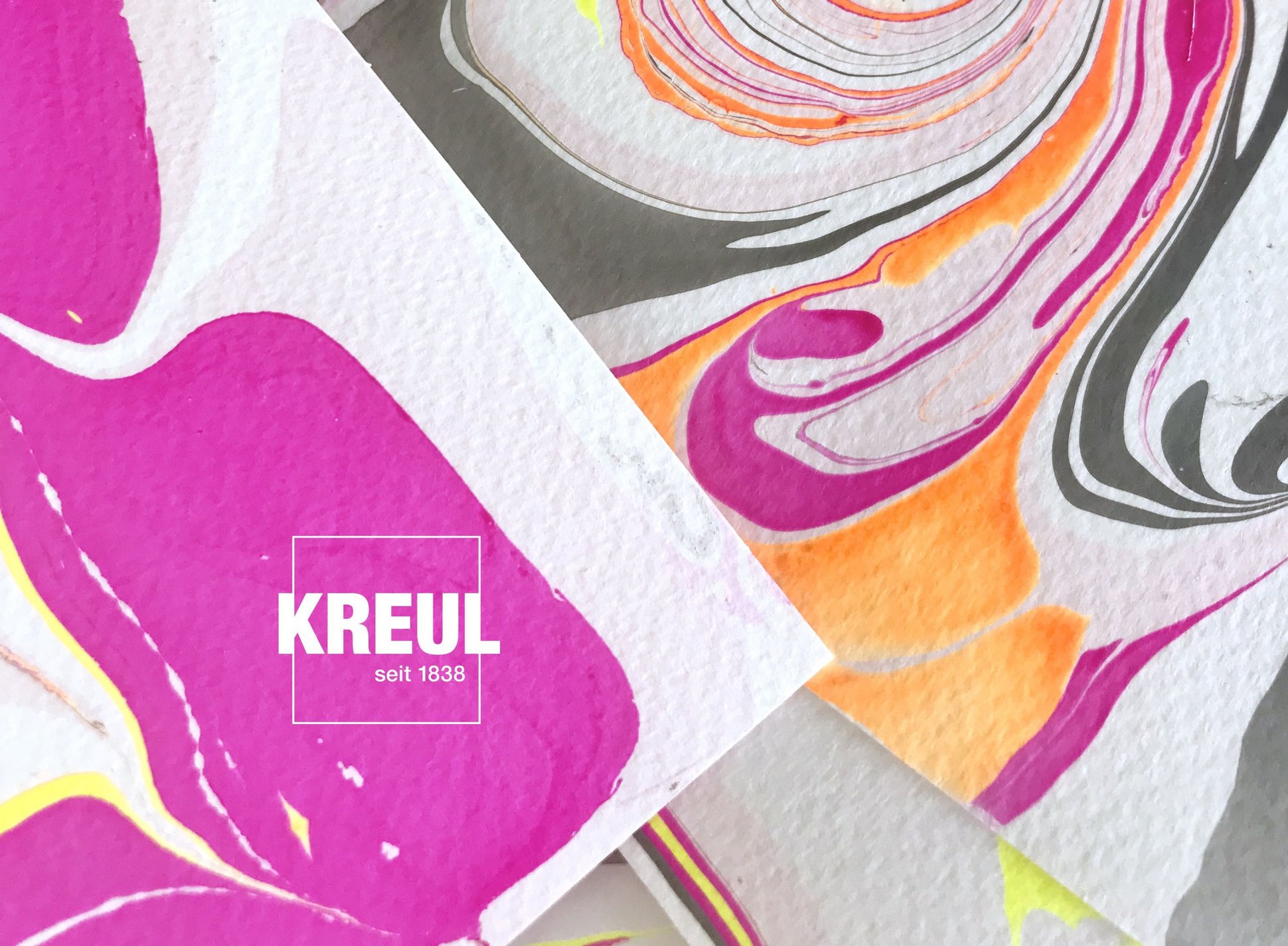 KREUL Marmorierfarbe Neon Pink KREUL Magic Marble pink
