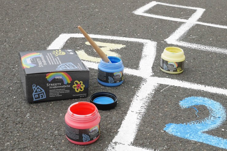 KREUL Straßen Farbe Kinder Set Kreide