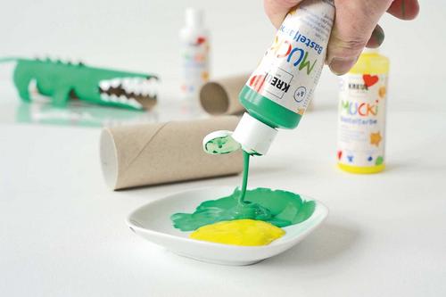 Fragen und Antworten zu MUCKI Bastelfarbe für Kinder