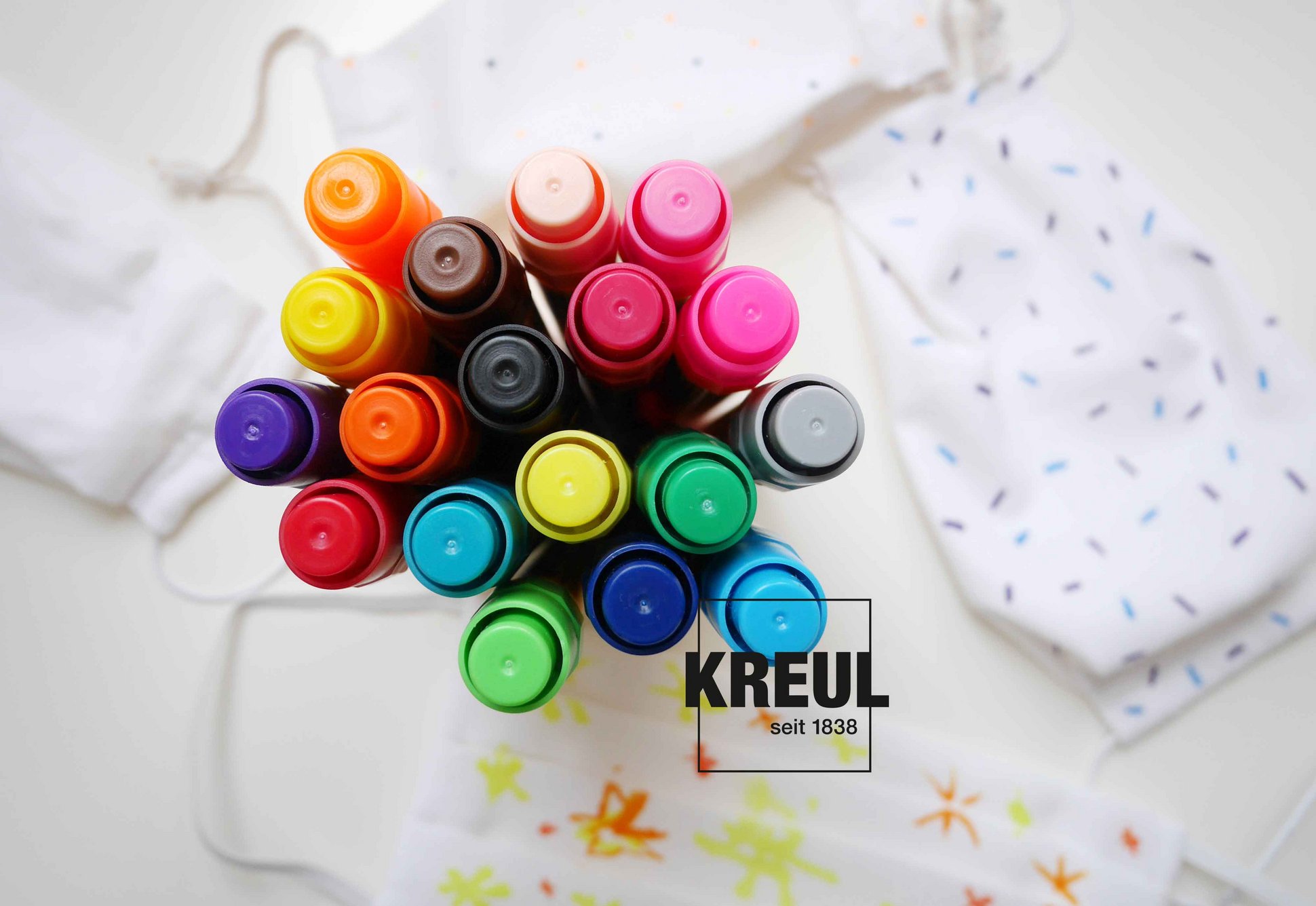KREUL Javana texi maex Sunny Stoffmalstift Farben bunt Textil KREUL Textil Marker Stift Farben Auswahl
