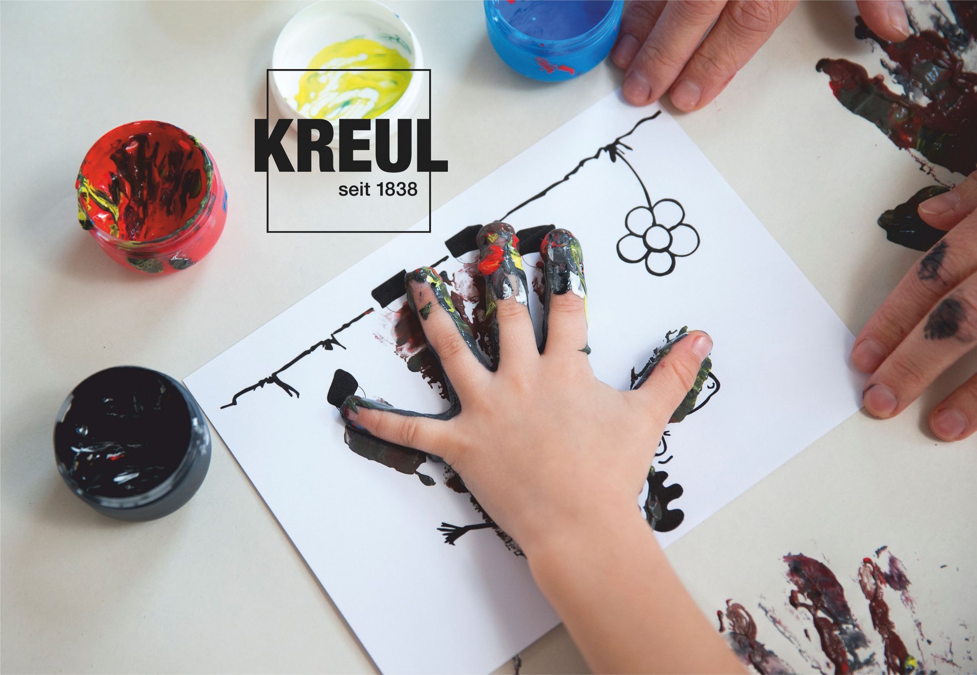 MUCKI Farben Spiel Kiste Vorschulkinder malen lernen Aufgaben 