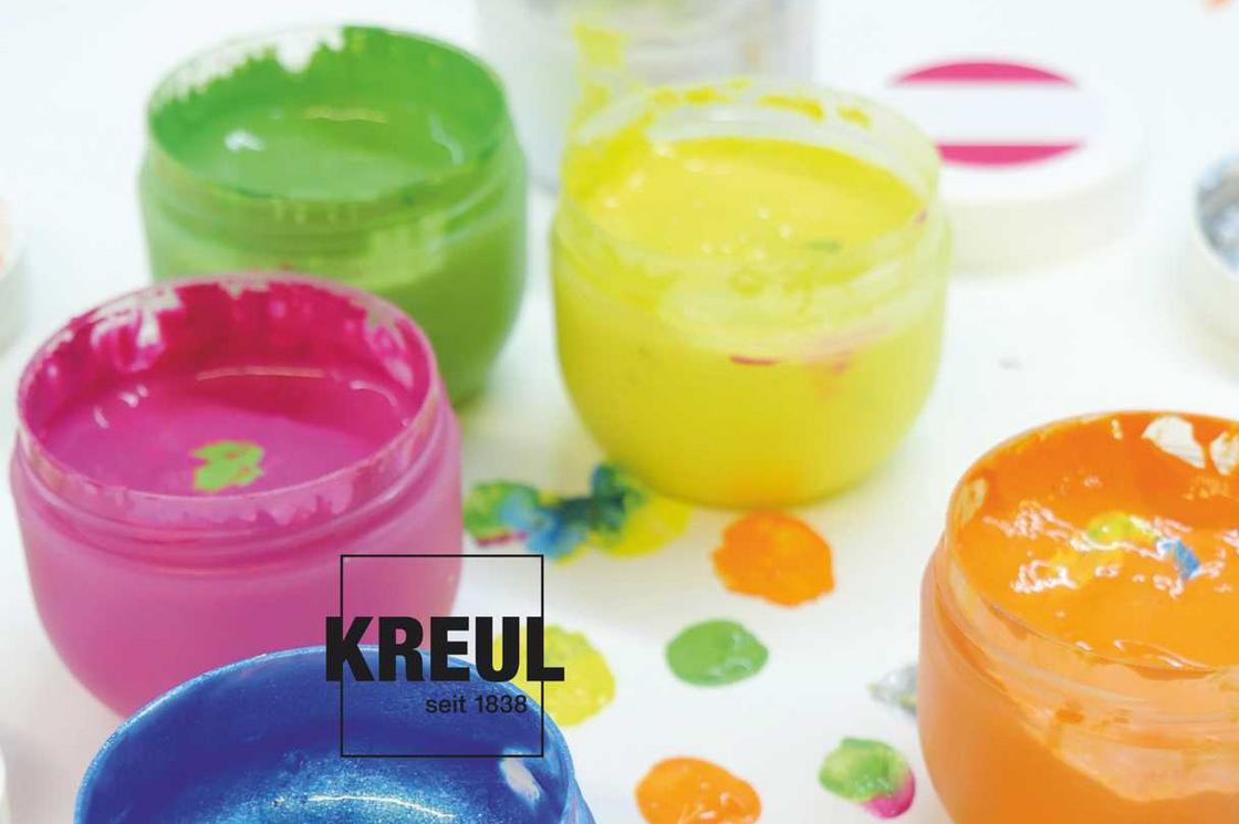 KREUL MUCKI Fingerfarben Geschenk set Glitzer Bunt Mini KREUL Fingerfarben Mini Set Glückskinder MUCKI