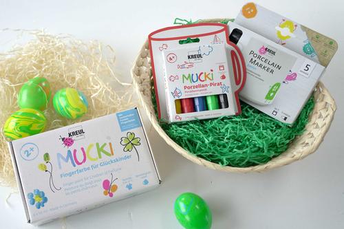Osternest mit Stiften für Kinder von KREUL und MUCKI