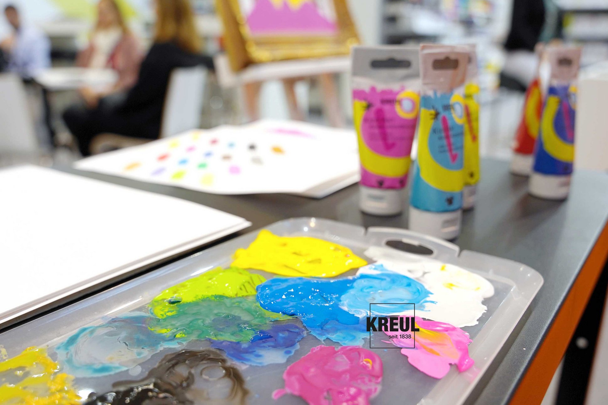KREUL Kinder Künstler Farbe wird auf der Creative World 2023 präsentiert
