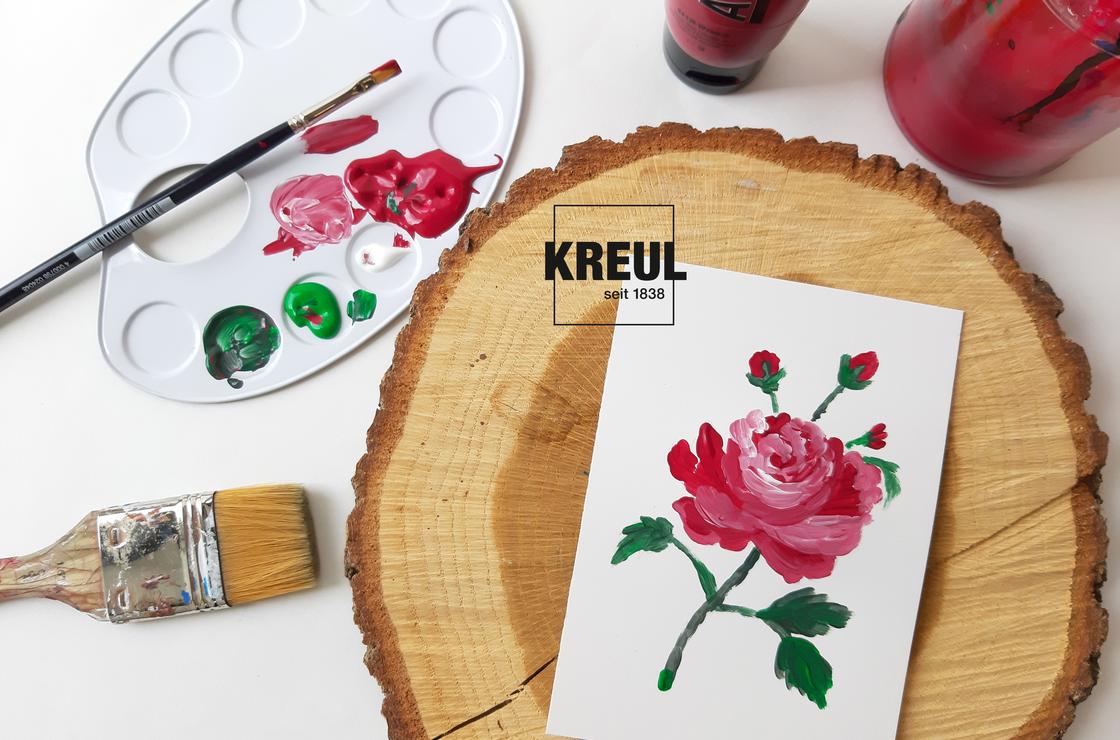 KREUL Malen Kunst Rose Rot Acryl