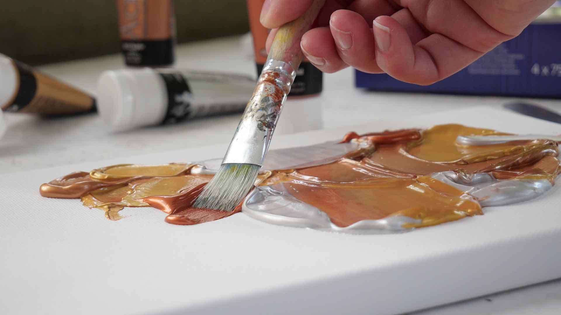 KREUL el Greco Acrylic Set Metallic Farben 